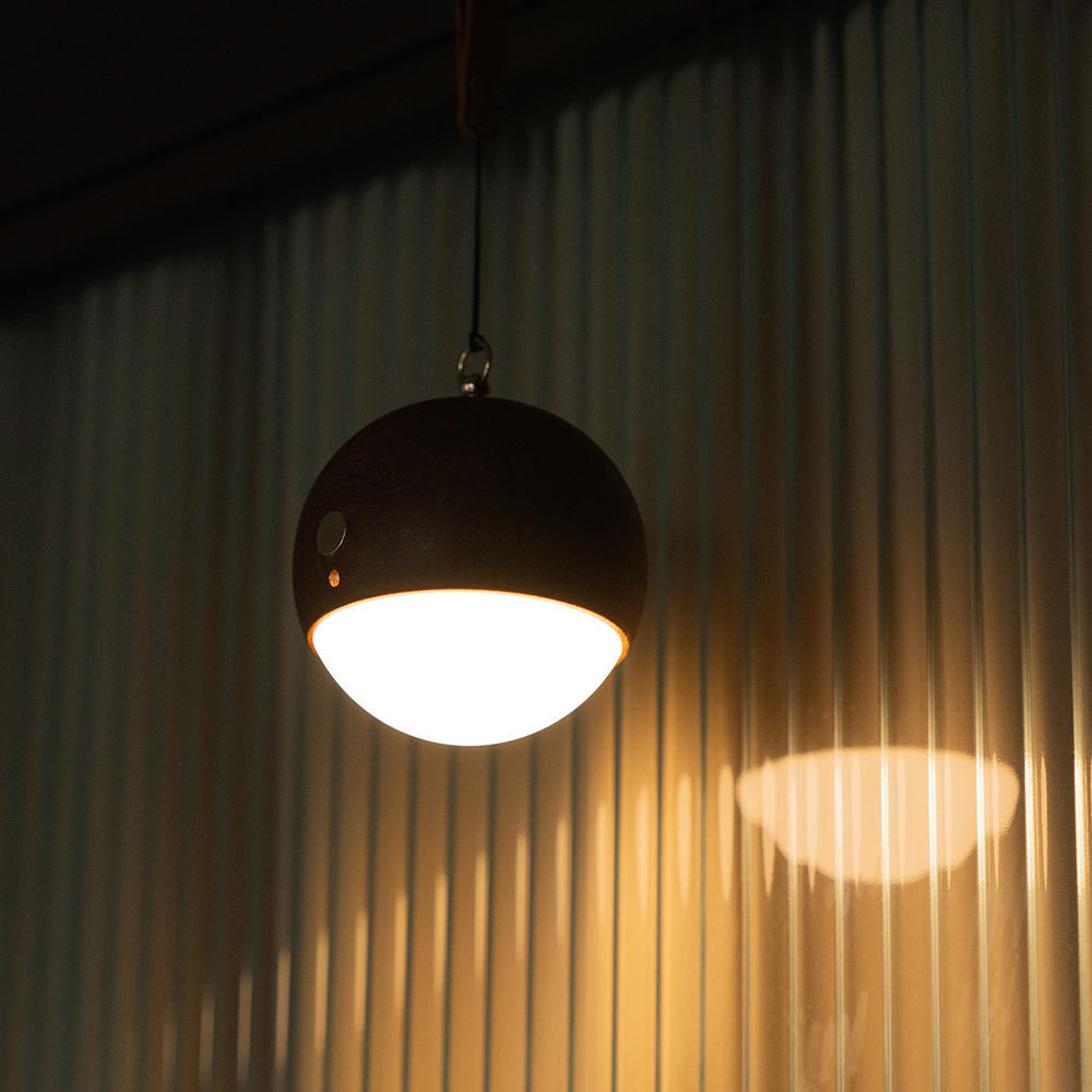 오르미 문볼 음성인식 무드등 침실 조명 벽걸이 탁상겸용 수면등