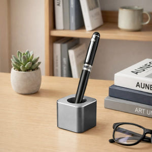 스토리빙 만년필 거치대 사무실 펜받침대 펜꼿이 펜꽃이 1칸, 01 사각 ... 실사용 후기 | 효과 있을까? - 상품 이미지 1