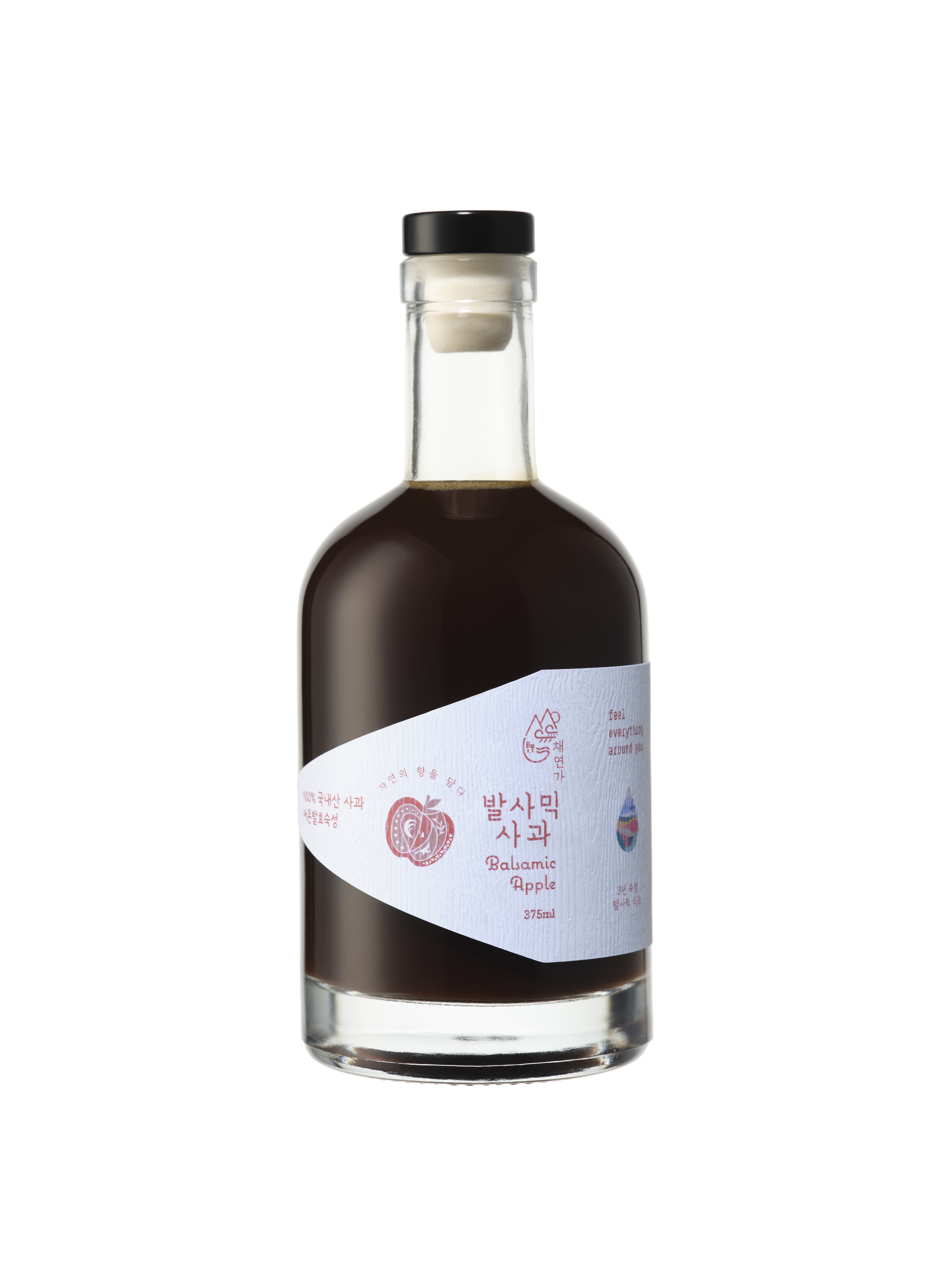 채연가 발사믹식초 사과발사믹 유자발사믹 375ml - 상품 이미지