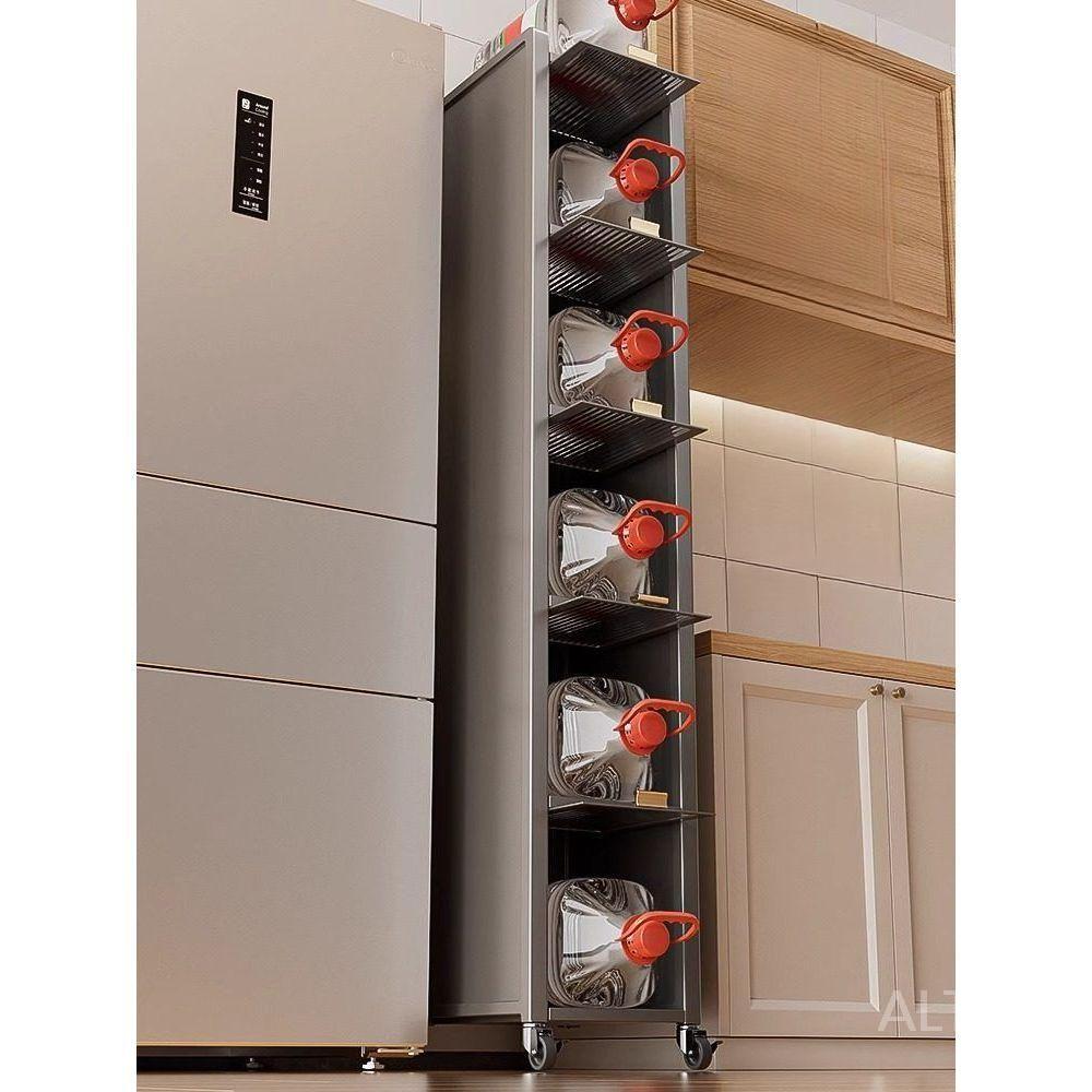 주방 틈새수납장 키큰 틈새장 냉장고 부엌 20cm 5단 35x42x157cm - 상세 이미지 2