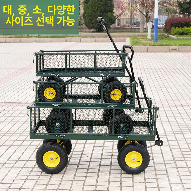낮은 울타리 카트 트럼펫 배달 트롤리 생수 생수배달 울타리카트 초대형 구르마 대차 - 상세 이미지 4