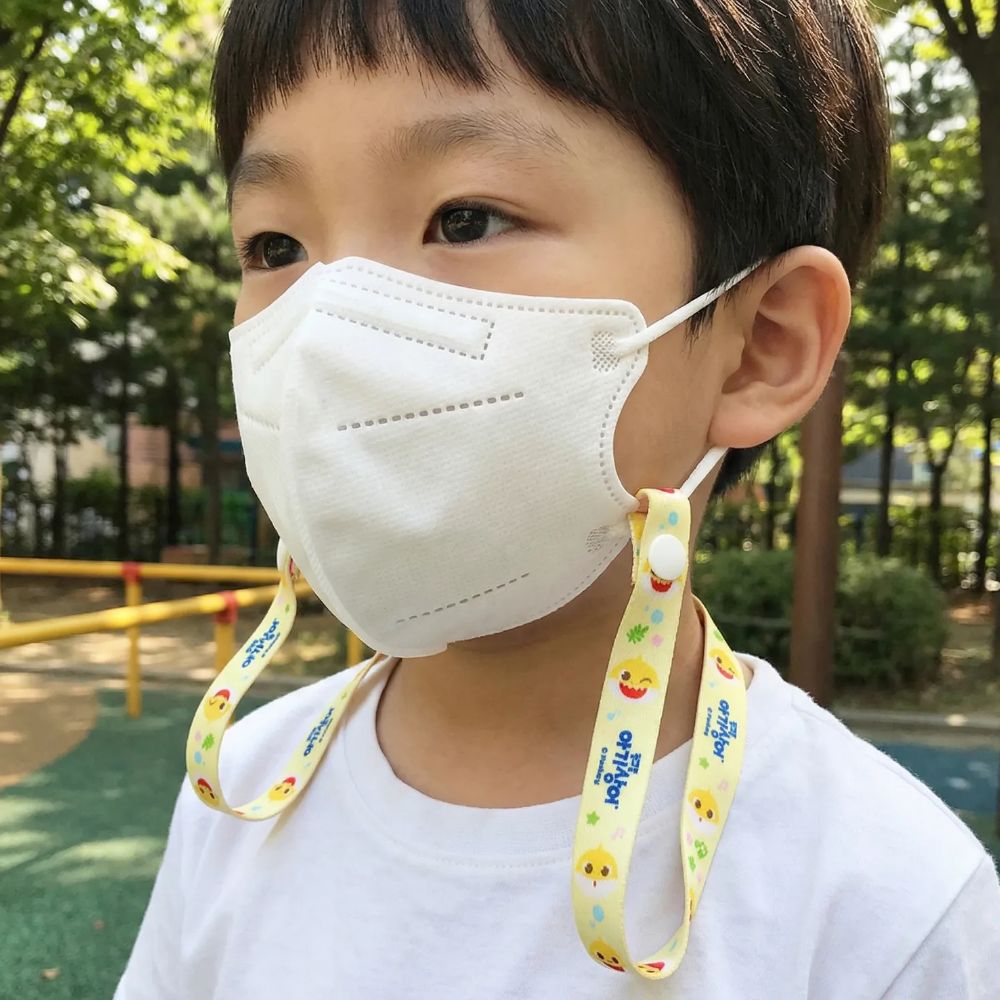 유아 마스크스트랩 어린이 마스크 줄 끈 걸이 고리 목걸이 포켓몬 아기상어 - 상품 이미지