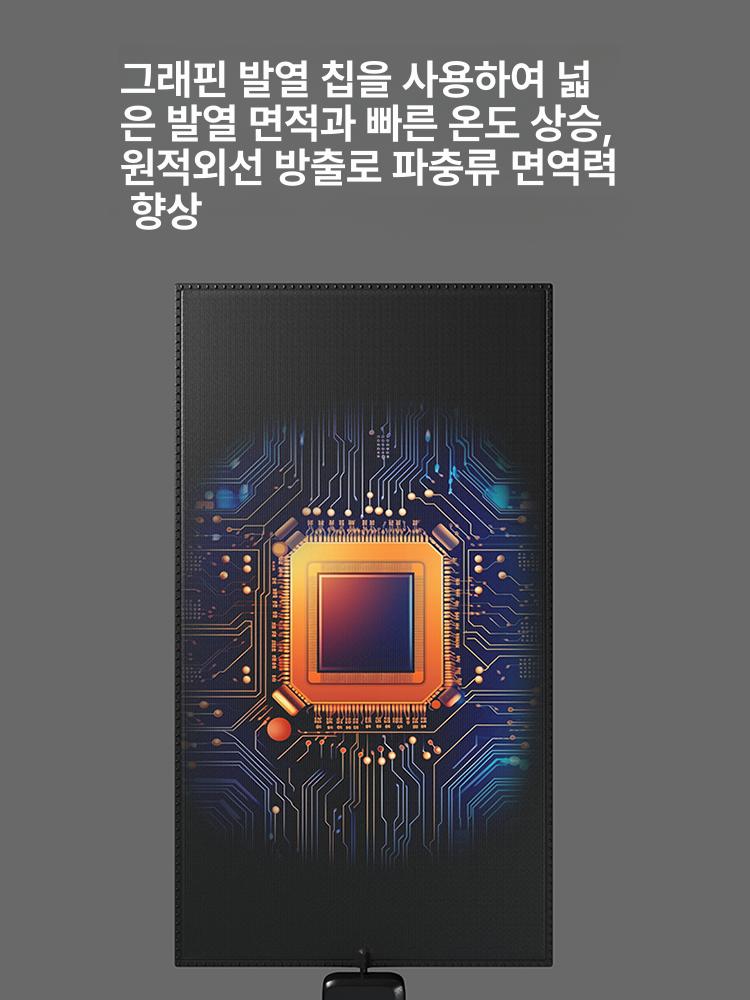 전기장판 온도조절 매트 대형 거북이용 반사필름 온열 16.5 x 18cm 7w - 상세 이미지 2