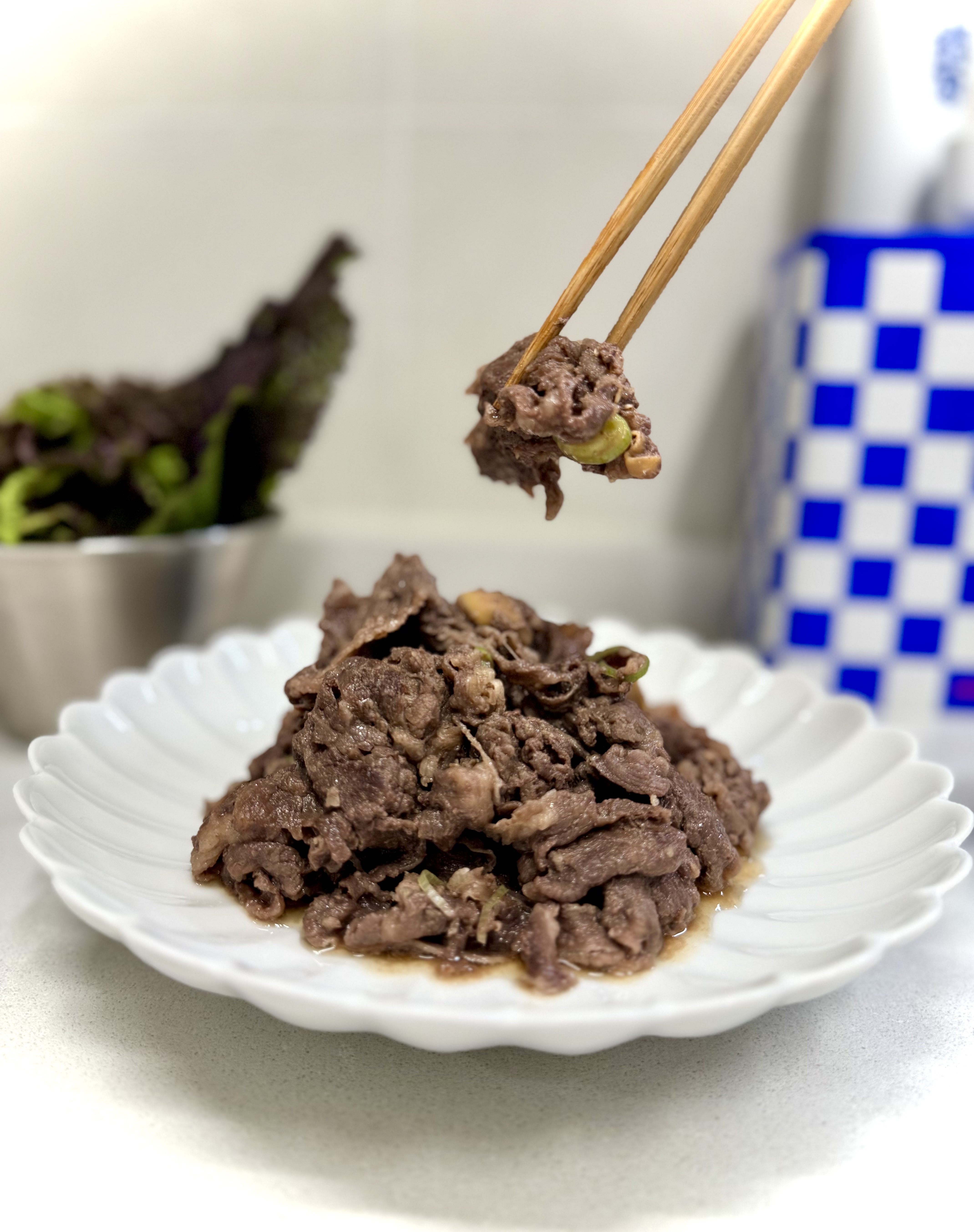 국내산 양념 소불고기 500g 수제 등심 소불고기 전골 캠핑음식 밀키트 - 상세 이미지 5