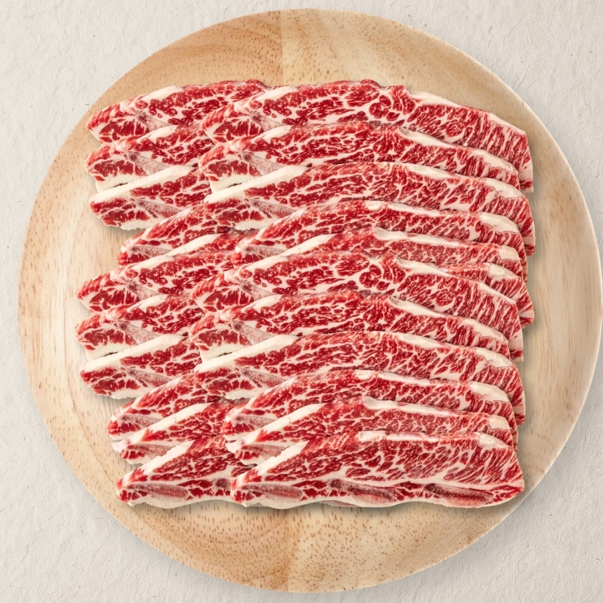 [새벽배송] 선물포장 추석 명절 생 LA갈비 선물 세트 꽃갈비 2kg, 1개