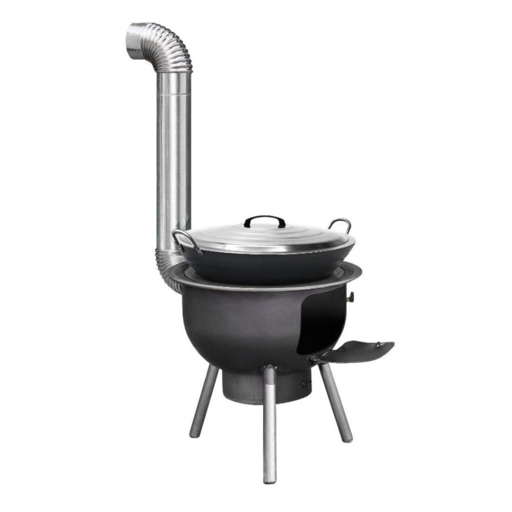 가마솥 화덕 화로 화로대 숯불 다기능 가정용 아궁이 화로 세트 43cm - 상품 이미지