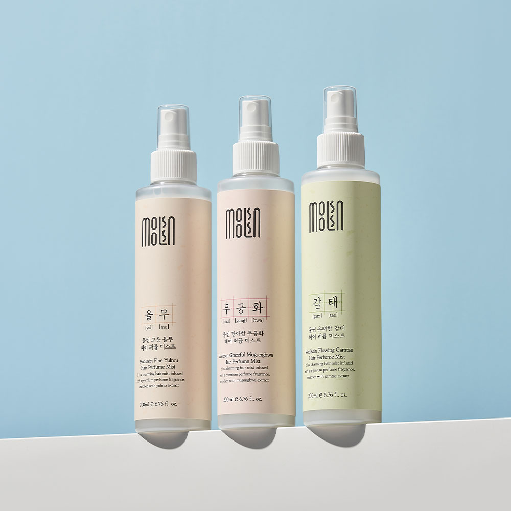 물씬 손상모 열보호 헤어 퍼퓸 미스트 단백질 롬브로단로 트윌리 투페이스 3종 200ml - 상품 이미지
