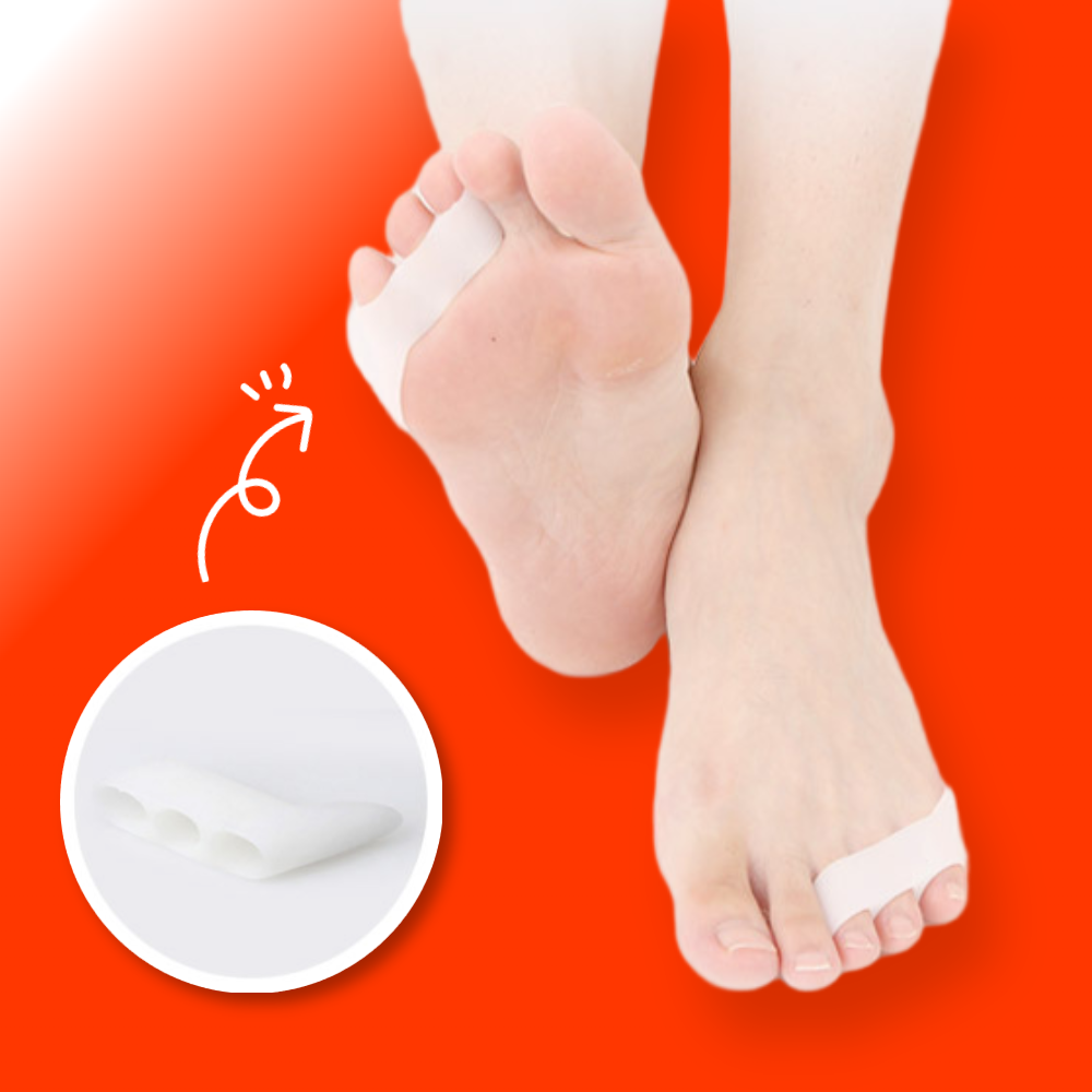 실리콘 새끼발가락보호대 소건막류 벌리기 휨 엄지 보호대 새끼 발가락 교정기 벌리개 치료 제품 이미지