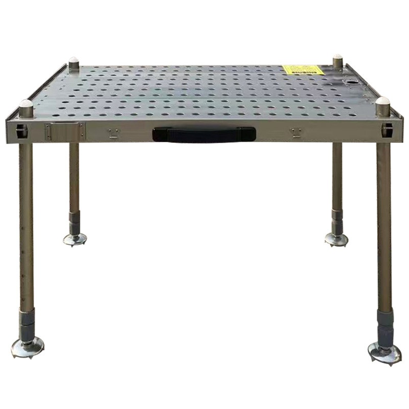 접이식 휴대용 민물 낚시 60x80cm 고급 알루미늄 경량 높이조절 다용도 중층 좌대 - 상품 이미지