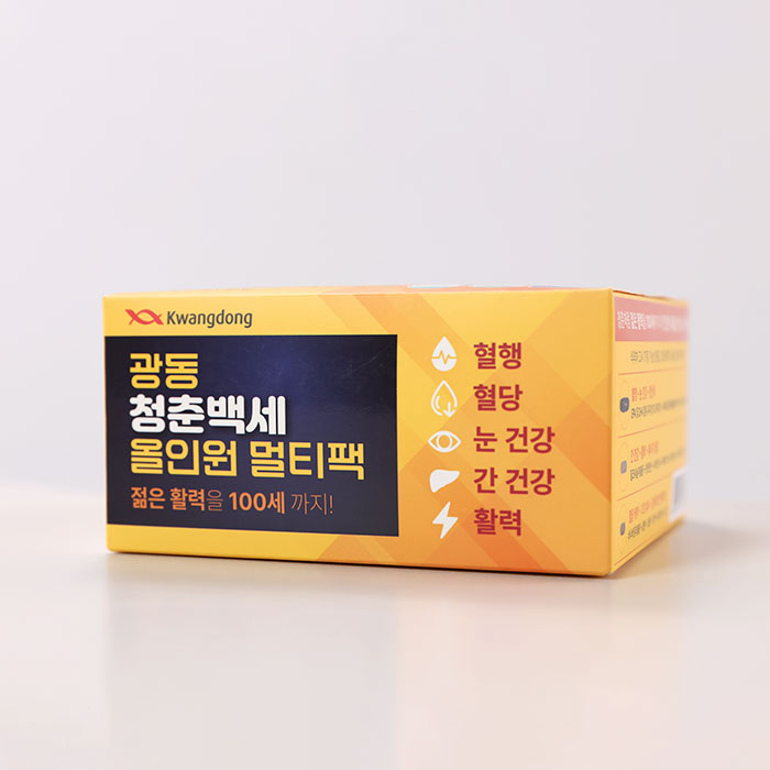 TV홈쇼핑 광동 청춘백세 올인원 멀티팩 6주분 영양제/비타민 오메가3 루테인 밀크씨슬 - 상세 이미지 4