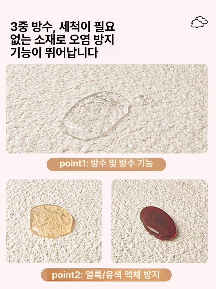 침대 머리쿠션 베드 목 스노우볼 등 베개 레저 - 상세 이미지 4