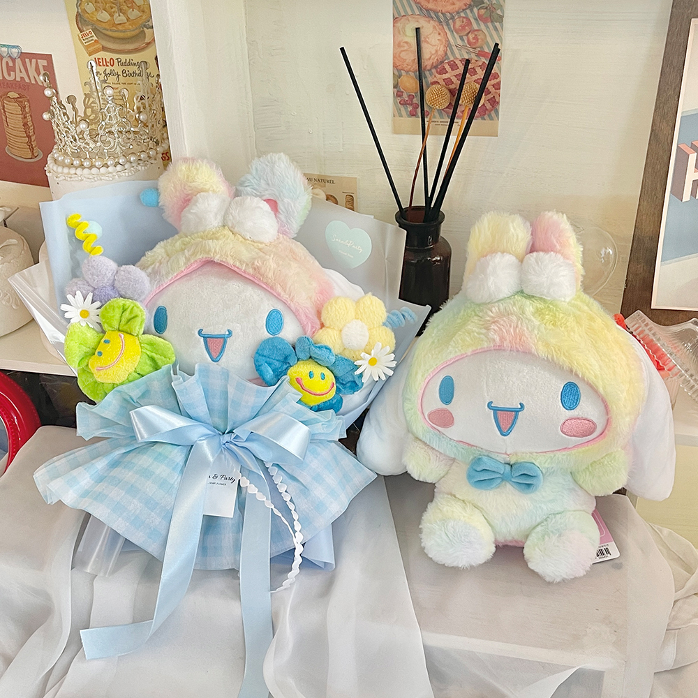 산리오 그라데이션 시나모롤 인형꽃다발 졸업식 입학식 유치원학예회 재롱잔치 - 상품 이미지