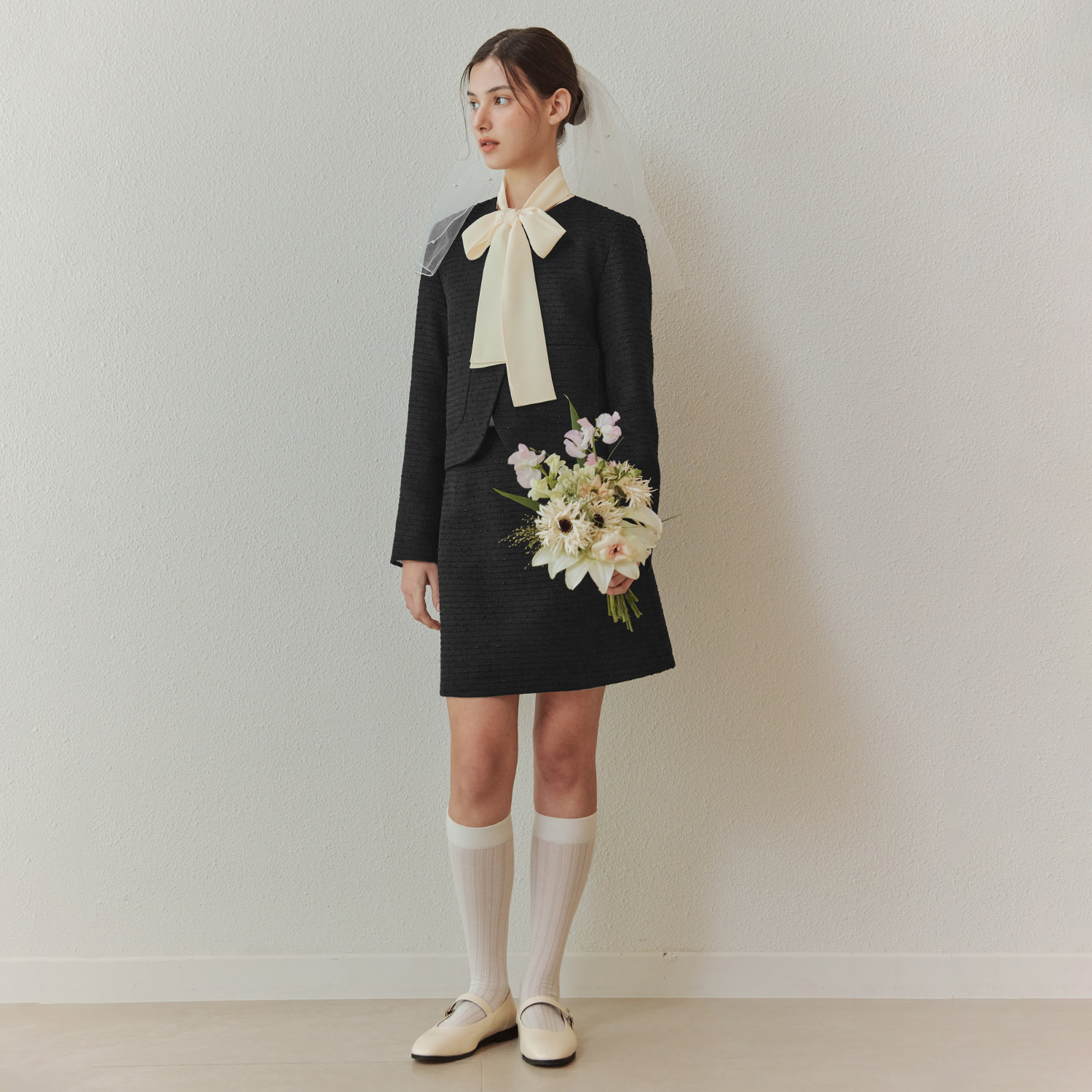 [제로스트릿][2컬러] 크리미 트위드 스커트 CREAMY TWEED SKIRT 이미지 6