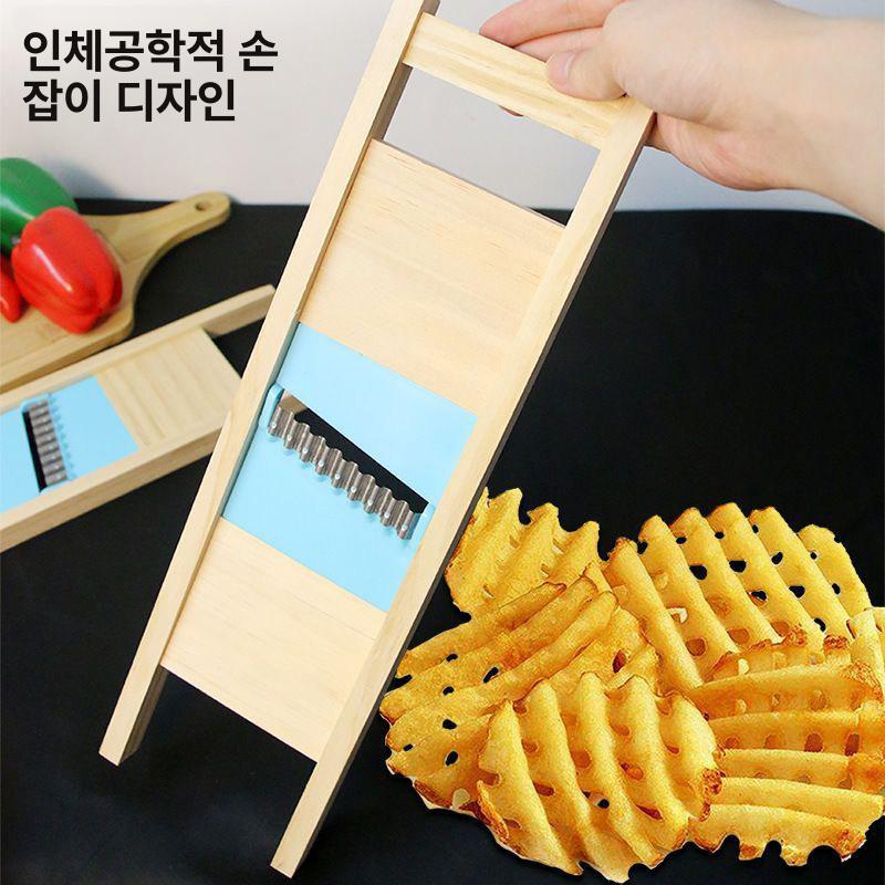 가정용 벌집 피자 감자 슬라이서 주방용 감자칩 슬라이스 도구 감자 칩 스크레이퍼 1개 - 상세 이미지 4