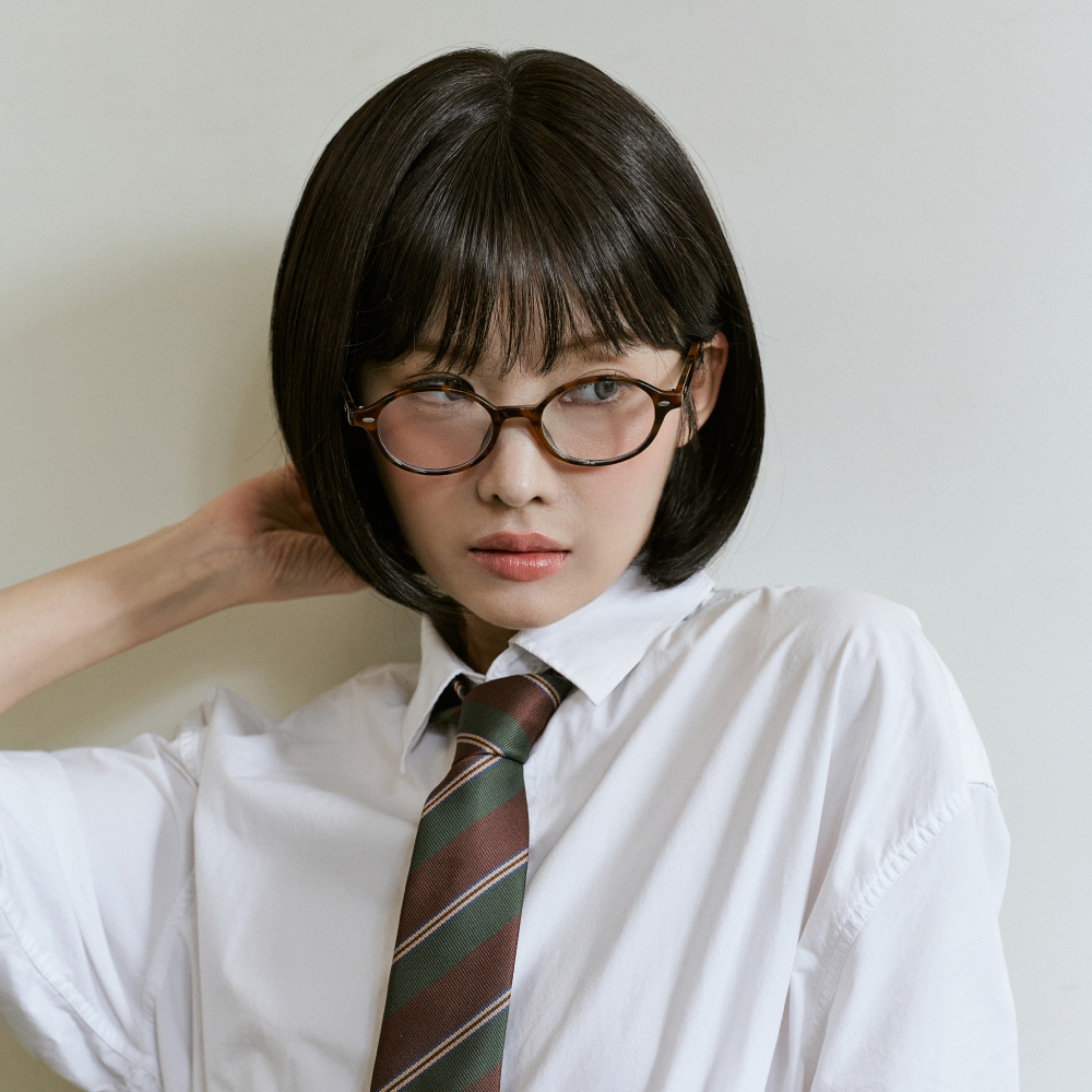 수제통가발 숏단발 보브 C컬펌 여자가발 엘리 - 상세 이미지 5