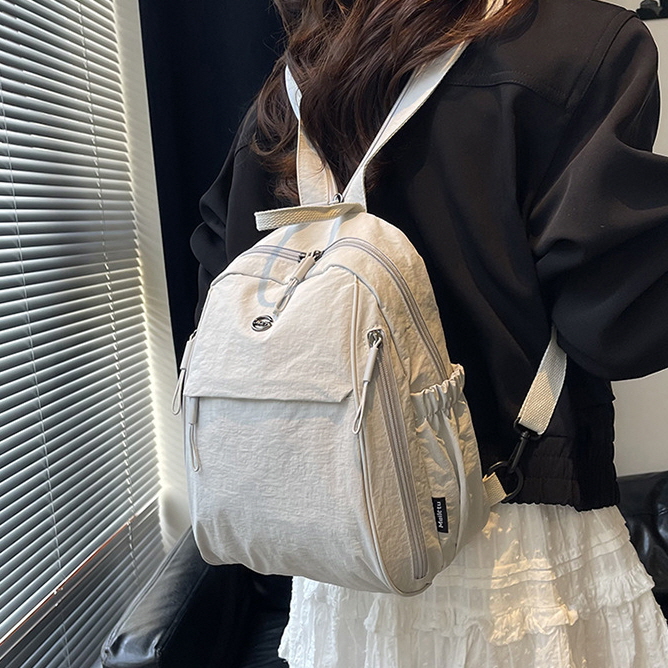 제이바바 여성 나일론 백팩 미니 경량 미니백팩 데일리 가방 이미지 6