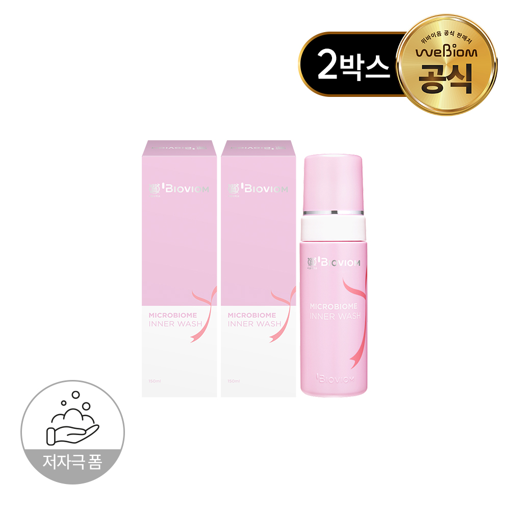 위바이옴 마이크로바이옴 이너워시 여성청결제 150ml, 2개 제품 이미지
