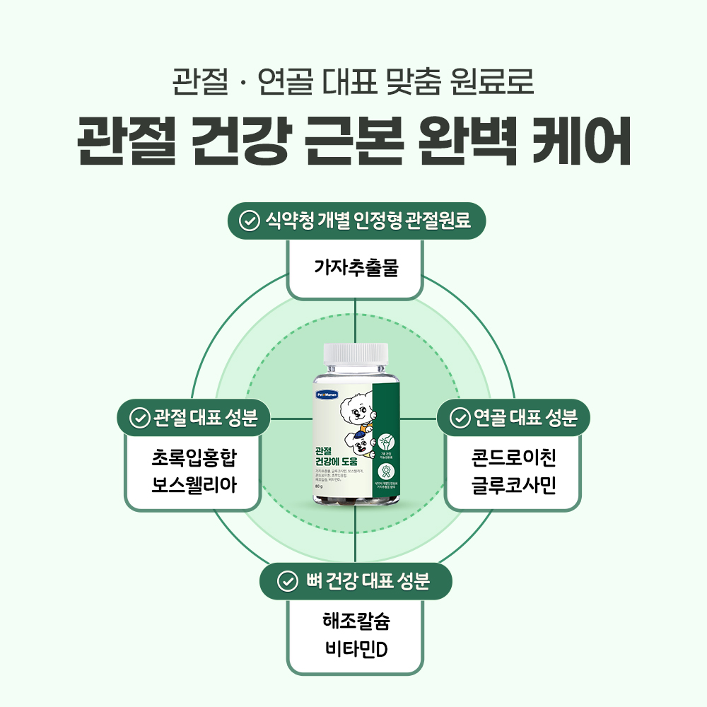 펫또마망 프리미엄 강아지 영양제 면역력 뼈+관절, 80g, 1개 - 상세 이미지 4