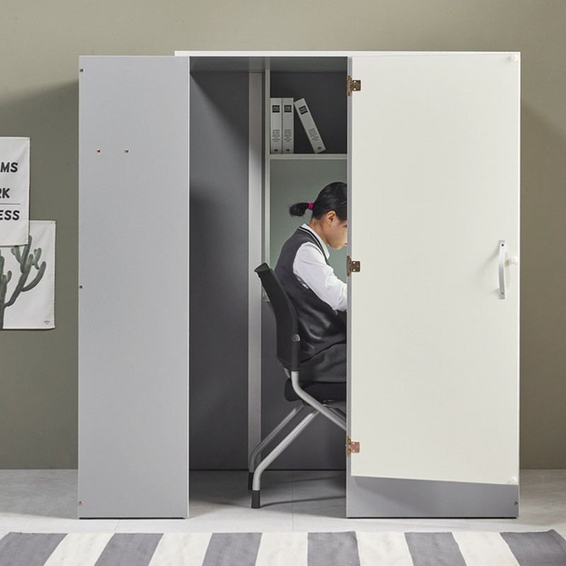 e스마트 무아르 프리미엄 1인 가정용 독서실책상 H1600