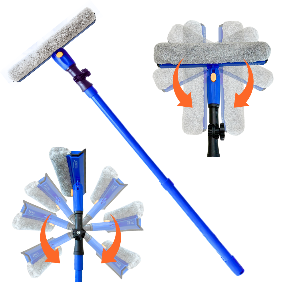 아파트 창문 스퀴지 베란다 유리 닦이 유리창 청소 도구 방충망 물때제거 스핀클린360 제품 이미지