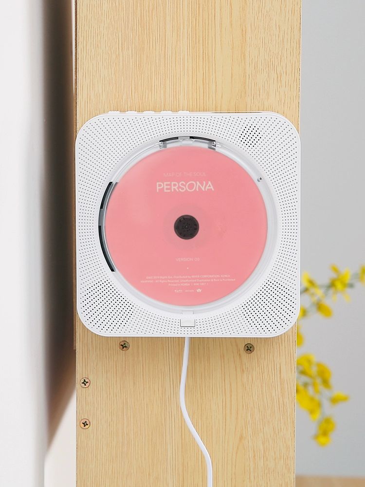 벽걸이 CD 플레이어 리핑 HDMI 출력 배터리 내장 DVD 화이트 AV 소형 - 상세 이미지 2