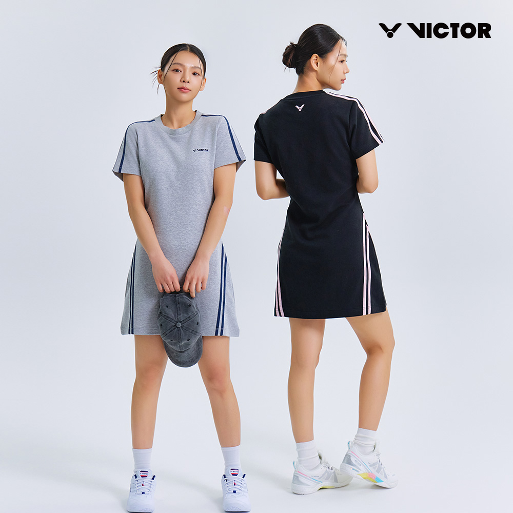 빅터 아울렛 배드민턴 원피스 치마 여성 스커트 VT25AOP001F - 상품 이미지
