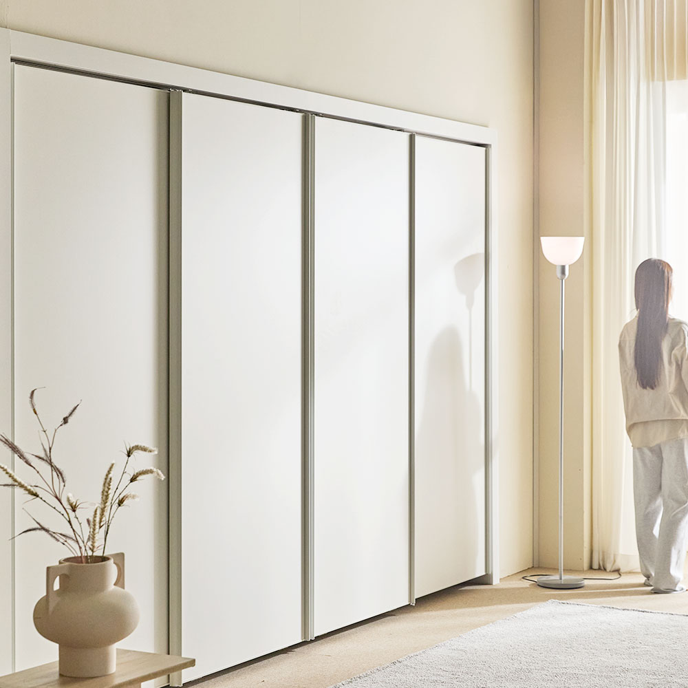 장인가구 드로잉 E0등급 슬라이딩 붙박이장 서라운딩 최적화 맞춤시공 30cm 작은방 안방