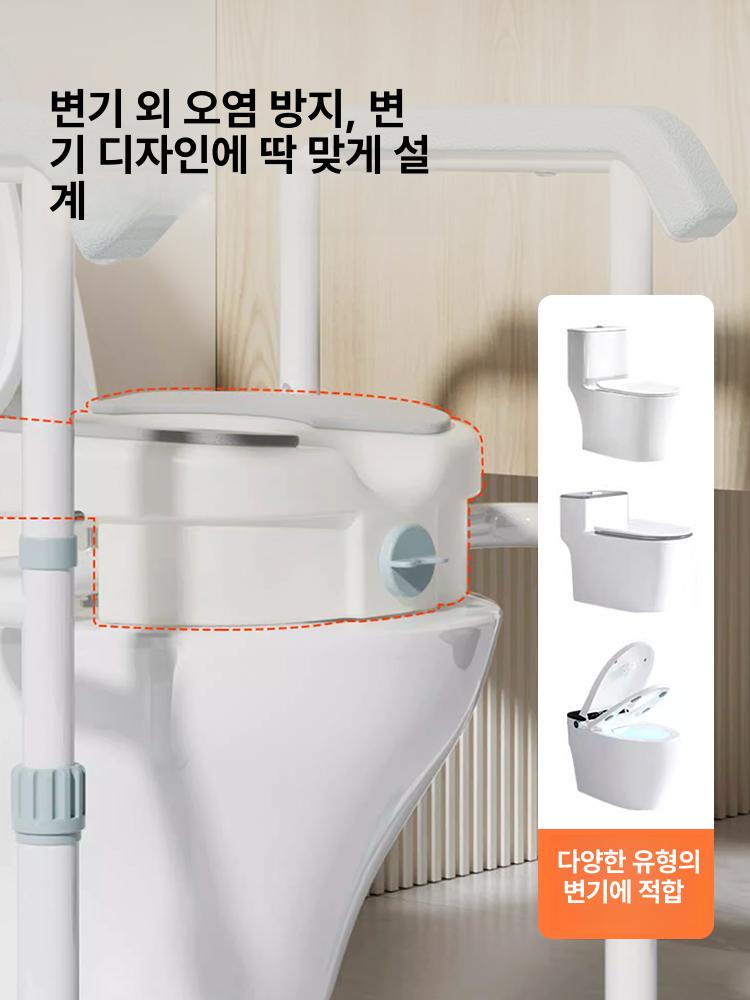 노인용 변기시트 욕실용 화장실 보조용품 팔걸이 쿠션 기본 모델 - 상세 이미지 3
