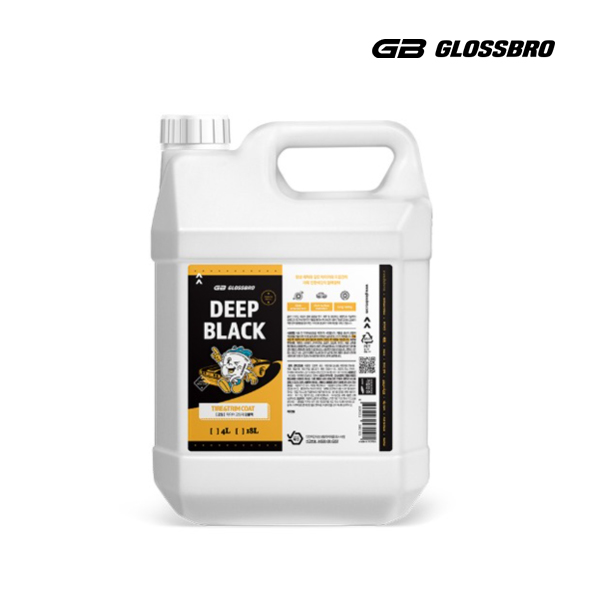 글로스브로 딥블랙 타이어광택제 4L 타이어 코팅제 플라스틱 트림 보호제