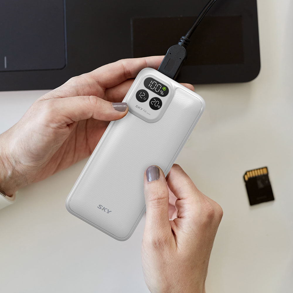 고속충전 보조배터리 PD10 LCD 잔량표시 10000mAh