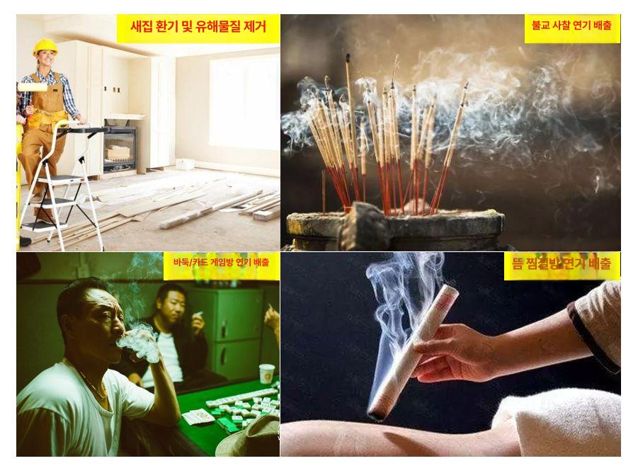 이동식 초저소음 담배연기 환기 실내 차량용 배기팬 덕트 배기 팬 63모델 - 상세 이미지 2