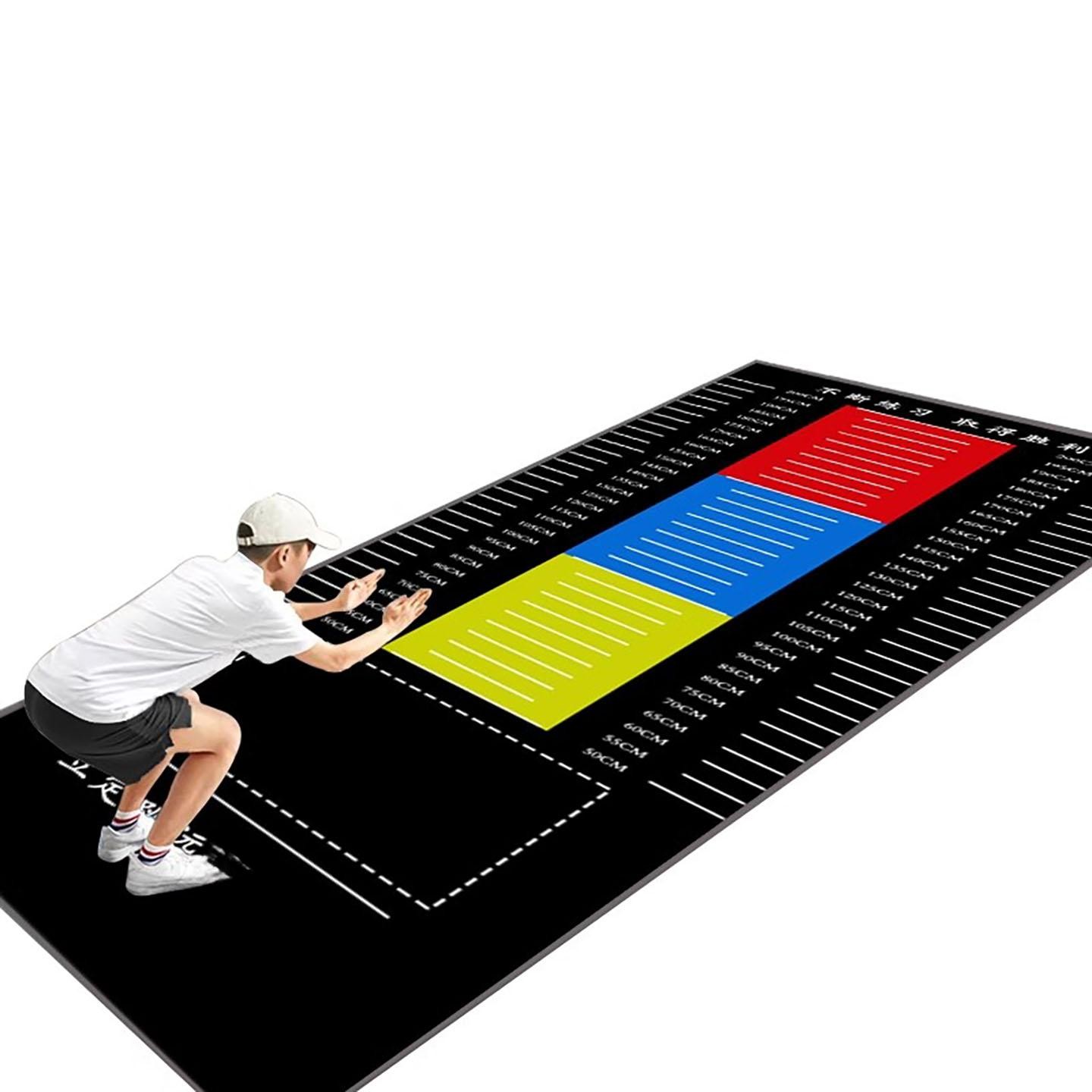 멀리뛰기 매트 체대 실기 테스터 미끄럼 방지 육상 입시 멀티컬러 4-80 x 250cm 1.0cm - 상품 이미지