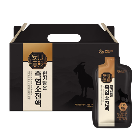 웰라이프 원기담은 흑염소 진액 70ml (30입) - 상품 이미지