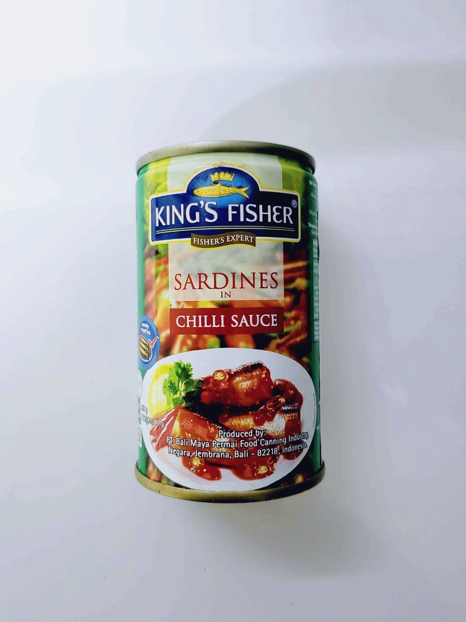인도네시아 킹스피셔 정어리 통조림 칠리소스맛 155G 아시안푸드 - 상품 이미지