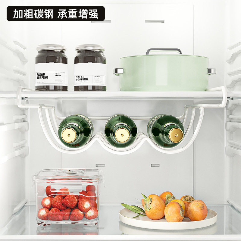 다용도 냉장고 수납 거치대 맥주 와인 병 보관함 와인랙 옷장 싱크대 책상 - 상세 이미지 4