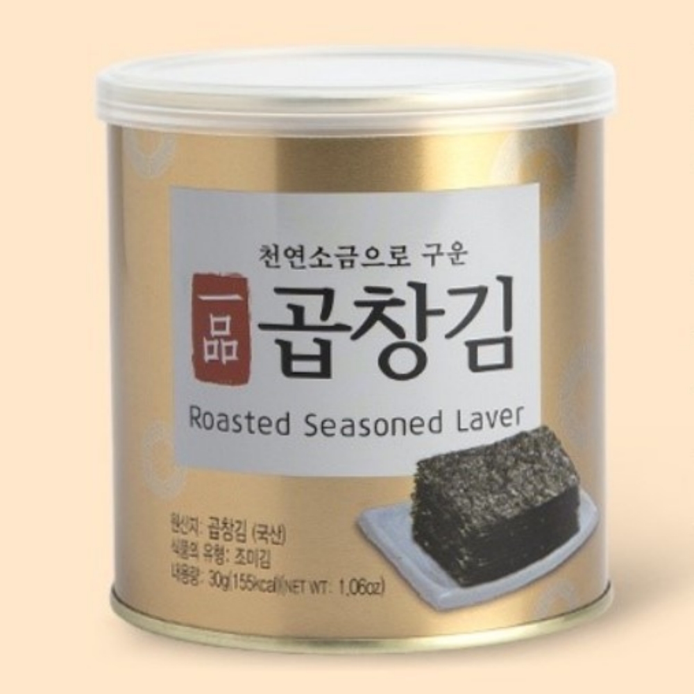 곱창김캔 조미 구운 깡통김 홈쇼핑 옛날 명품 선물세트 30g, 8개 - 상세 이미지 3