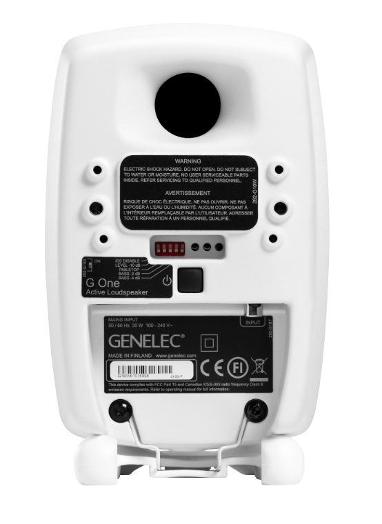 제네렉 GENELEC G One (G1) 북쉘프 액티브 스피커 고음질 화이트 - 상세 이미지 2