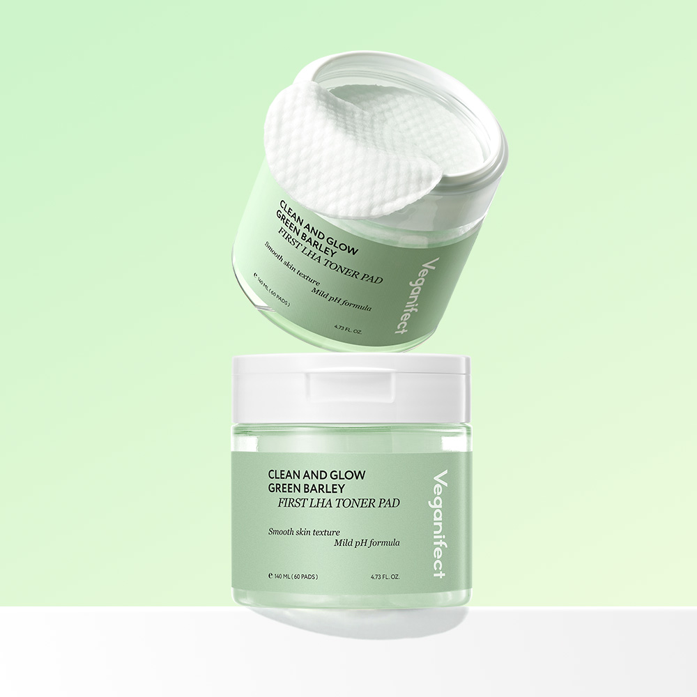 비건이펙트 청보리 LHA 토너패드 저자극 약산성 라하 각질 수분 진정 6... 솔직 후기 | 피부 타입별 분석 - 대표 이미지