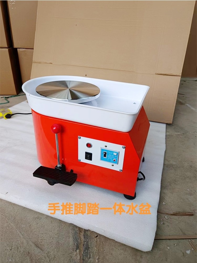 도자기 물레 전동 소형 돌림판 자동 만들기 손물레 도예 도구 회전판 손잡이 50x33x35 - 상세 이미지 2