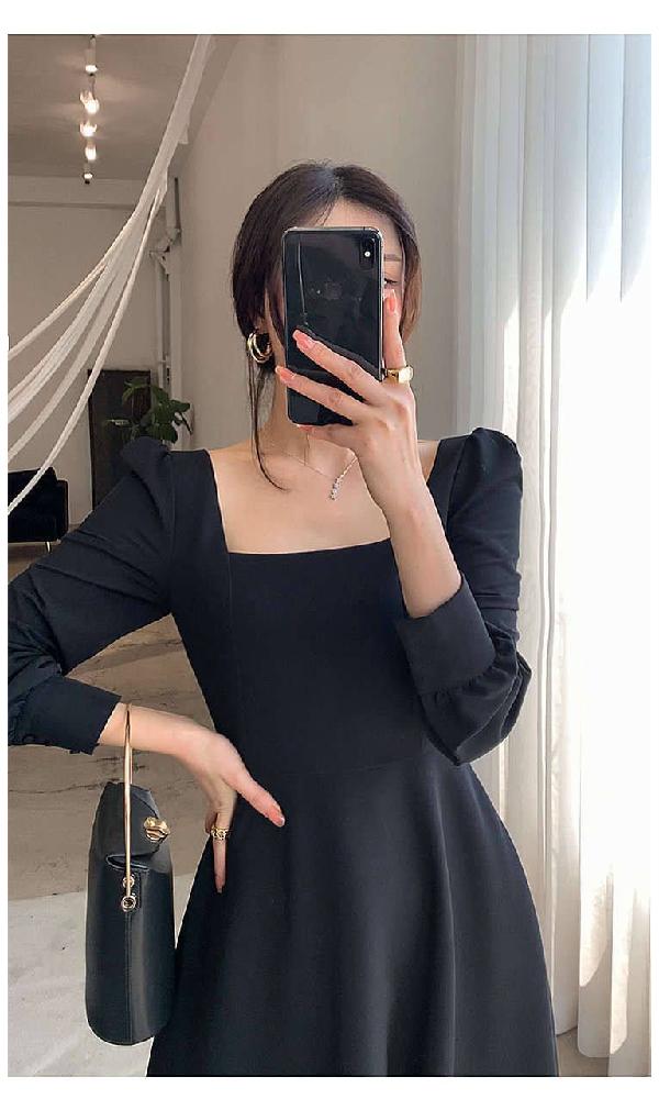 친구 결혼식 복장 원피스 11월하객룩 오피스룩 - 상세 이미지 3