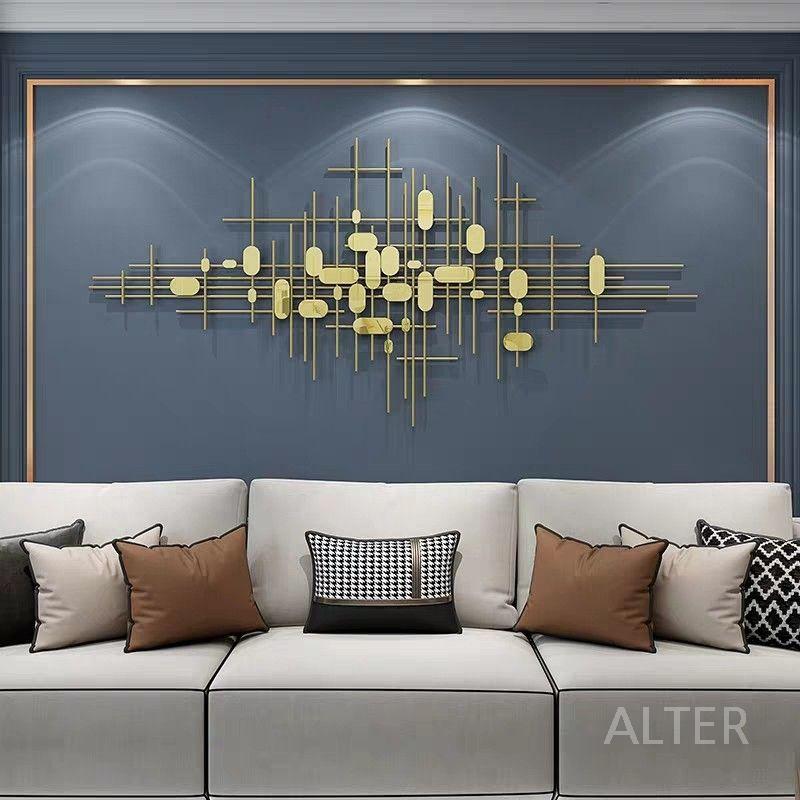 거실 벽장식 철제 북유럽 벽걸이 인테리어 럭셔리 벽걸이 150x70cm - 상세 이미지 3