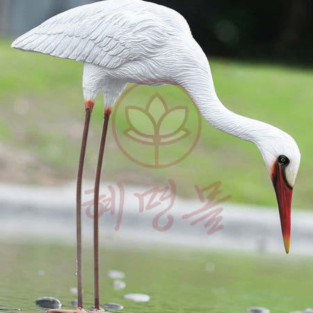혜명몰 백로 모형 B 동물조각상 수납장식 조각 인테리어선물 작품