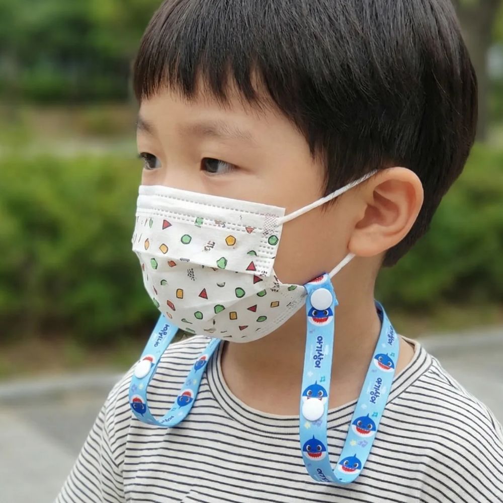 유아 마스크스트랩 어린이 마스크 줄 끈 걸이 고리 목걸이 포켓몬 아기상어 이미지 6