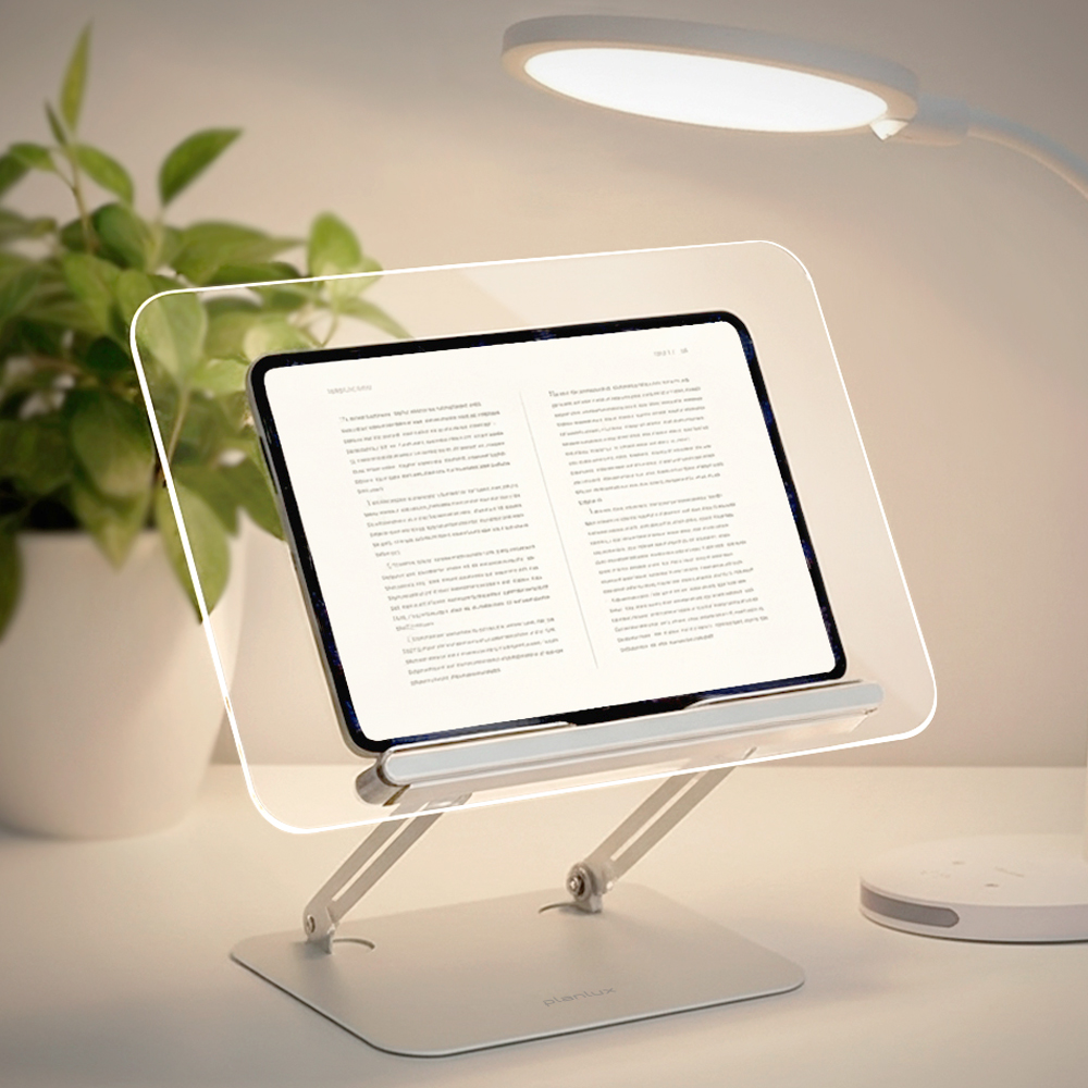 플랜룩스 독서대 클리스 높이조절 독서대 각도조절 투명 아크릴 책받침대 거... 실사용 후기 | 효과 있을까? - 대표 이미지