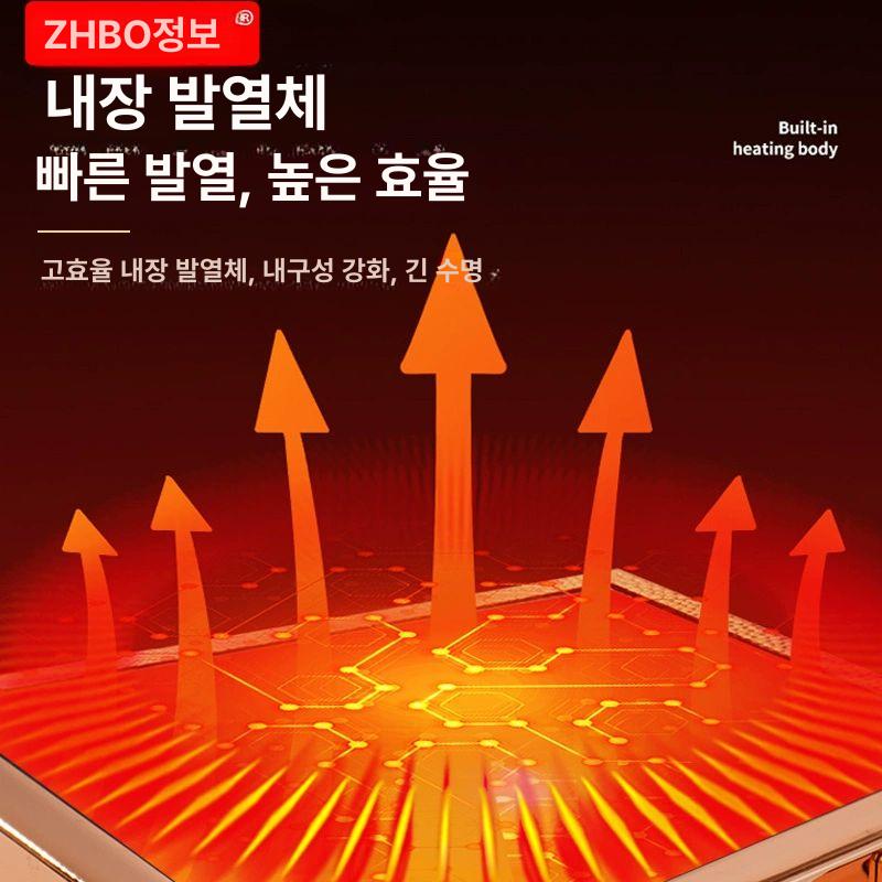보온 워머기 천장형 워머 스테인레스 조식 보온등 피자 zg-038t 이중 헤드 로즈골드 - 상세 이미지 5