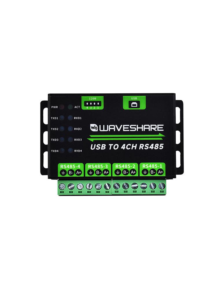 직렬 통신 어댑터 PLC 모듈 지지대 솔더리스 커넥터 usb to 4ch rs485 - 상품 이미지