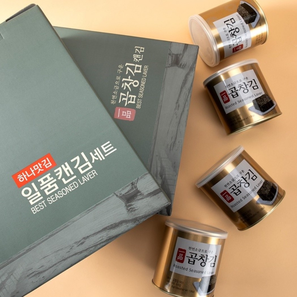곱창김캔 조미 구운 깡통김 홈쇼핑 옛날 명품 선물세트 30g, 8개 - 상세 이미지 2