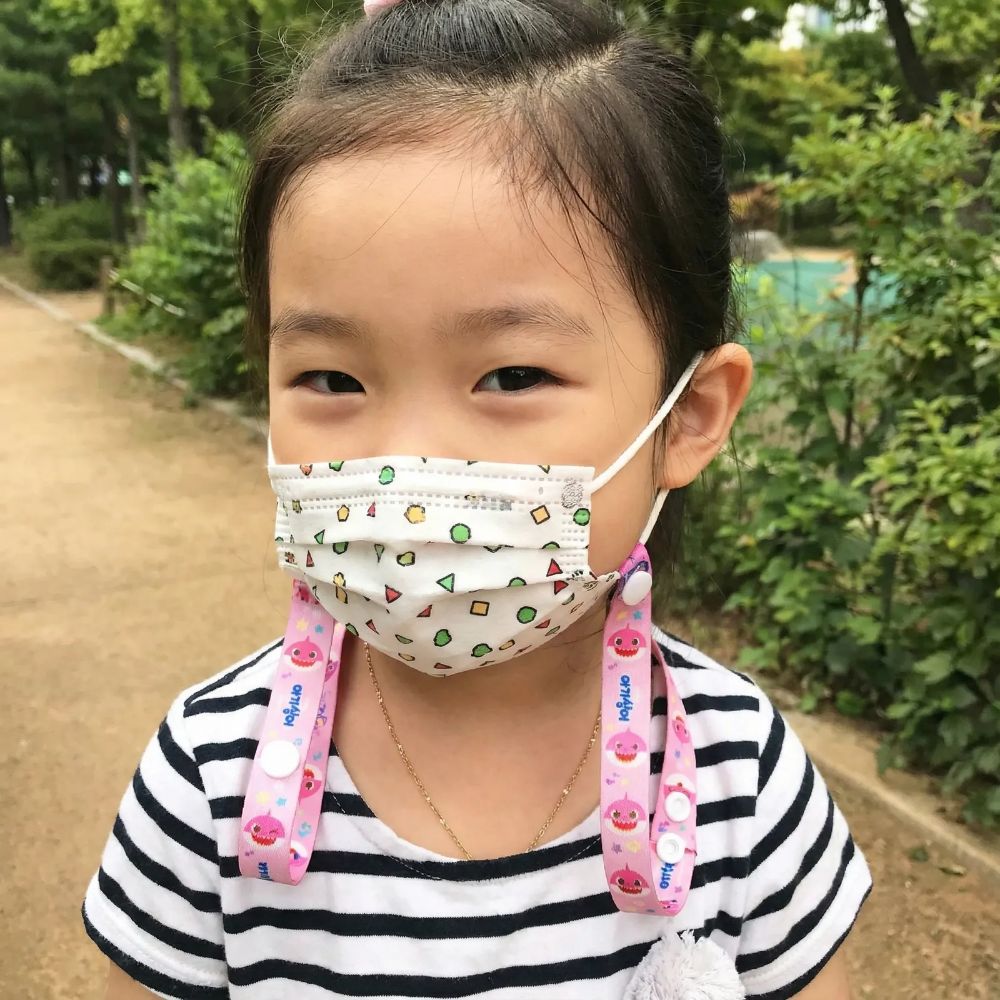 유아 마스크스트랩 어린이 마스크 줄 끈 걸이 고리 목걸이 포켓몬 아기상어 이미지 7