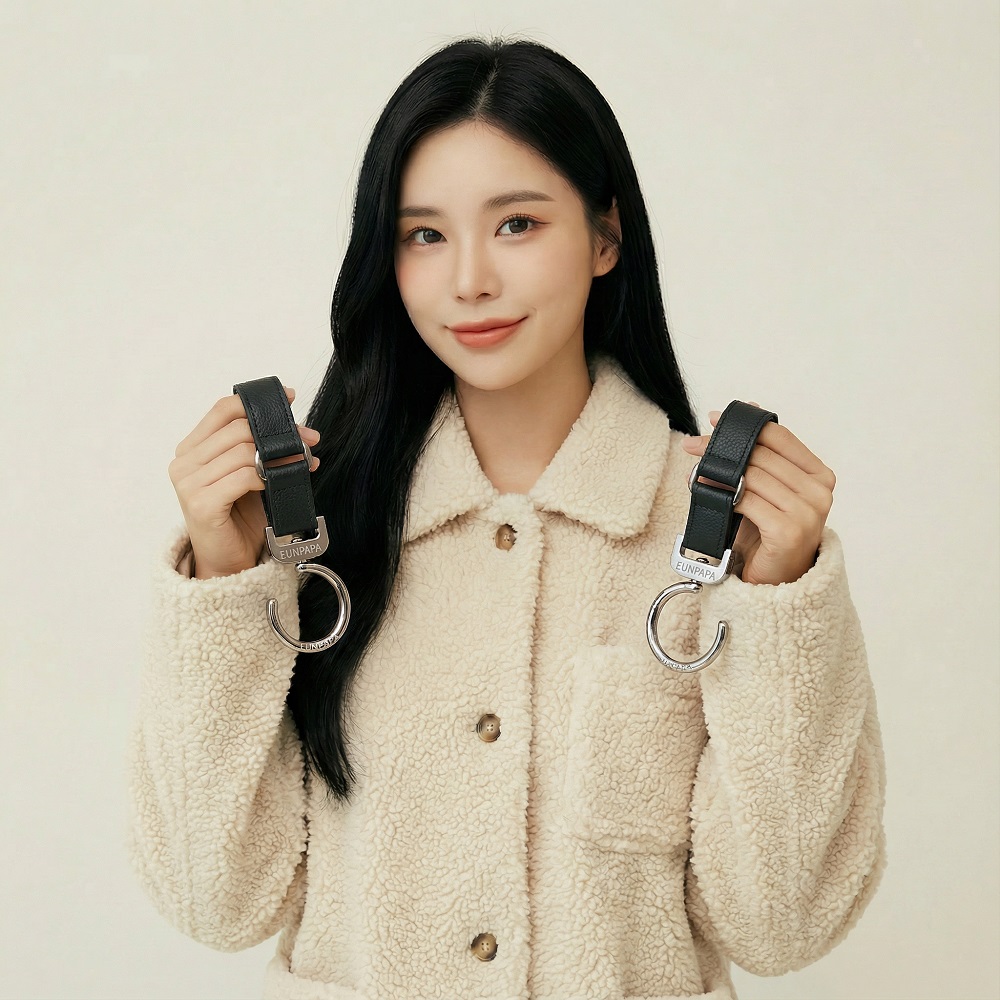 은파파 유모차걸이 유모차 가방걸이 자체개발 360도회전 고리 악세사리 2p 상품 이미지