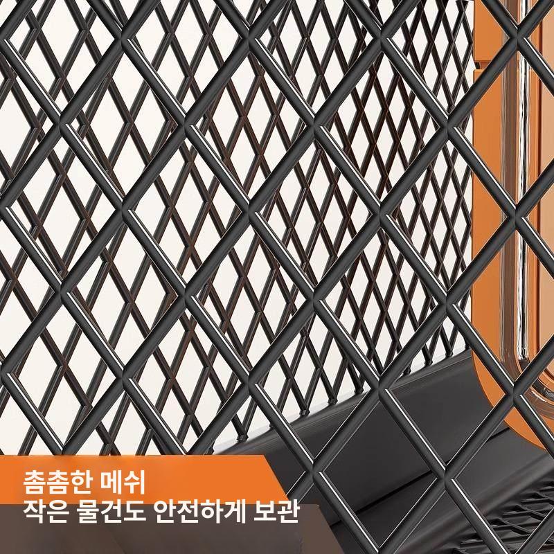 문서 보관함 정리함 도화지 파일 꽂이 캐비닛 수납 도면 화이트 4칸 가로형+수납 프레임 - 상세 이미지 5